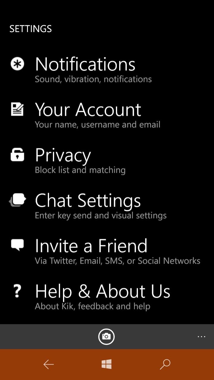 Kik Messenger se actualiza en Windows Phone después de tres años