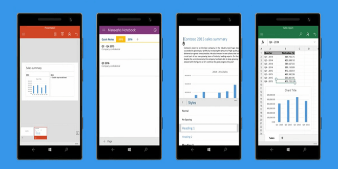 Microsoft nos muestra cómo utilizar las apps de Office en Windows 10 Mobile