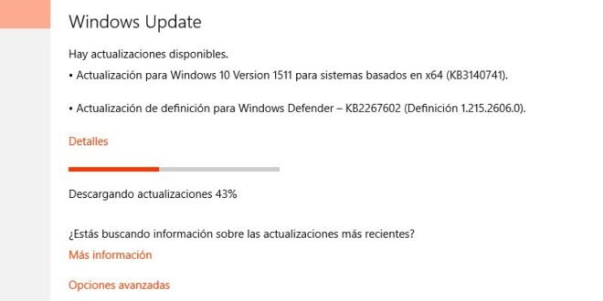 ​Microsoft finaliza el soporte de la versión 1511 de Windows 10