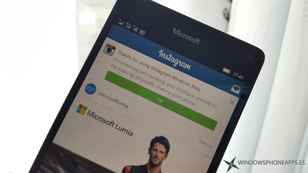 instagram windows 10 mobile