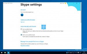 Primeras imágenes de la nueva aplicación UWP de Skype para Windows 10
