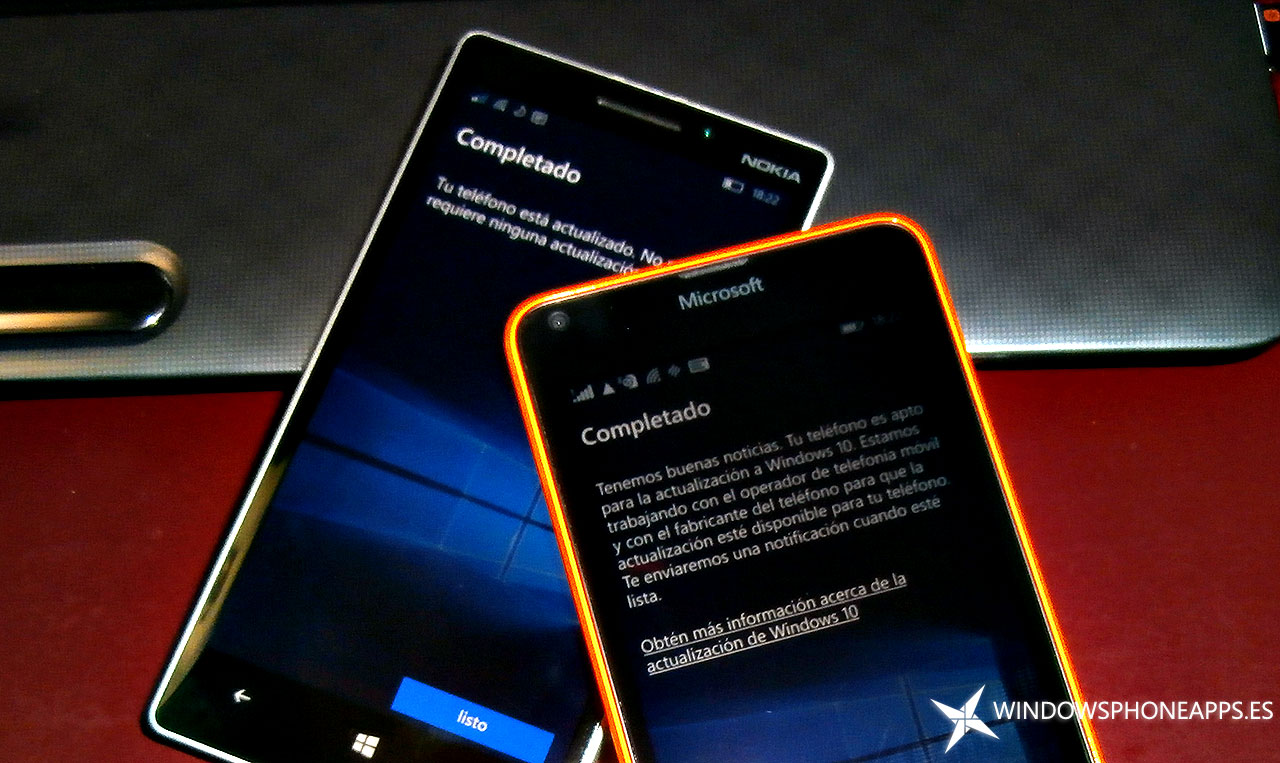 Windows 10 Mobile disponible