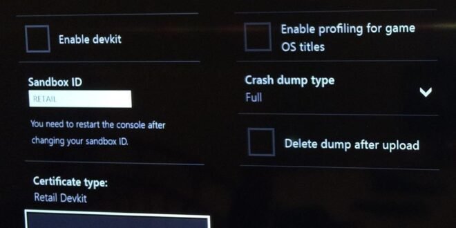 Nuevo "Dev Mode" para Xbox ONE, disponible desde hoy
