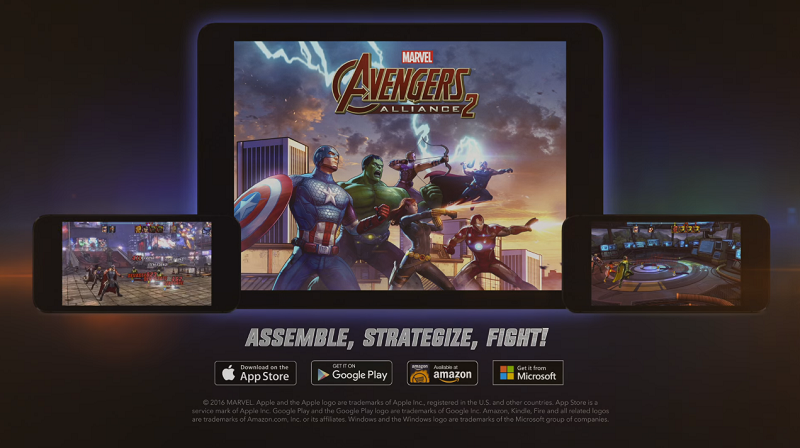 [Ya disponible] Marvel: Avengers Alliance 2 llegará pronto a los dispositivos Windows