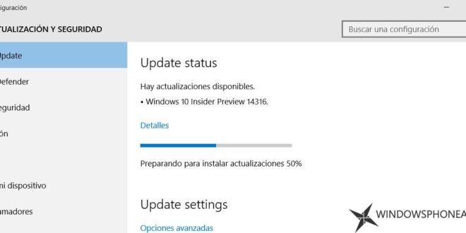 Windows 10 Insider Preview Build 14316 para PC ya disponible en el anillo rápido con muchas novedades