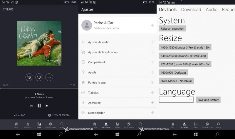 Deezer Music Preview para Windows 10 se actualiza con un buen número de mejoras