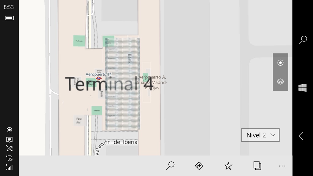 mapas aeropuerto windows 10