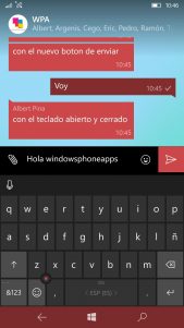 WhatsApp Beta rediseña el botón de envío de mensajes en su última actualización