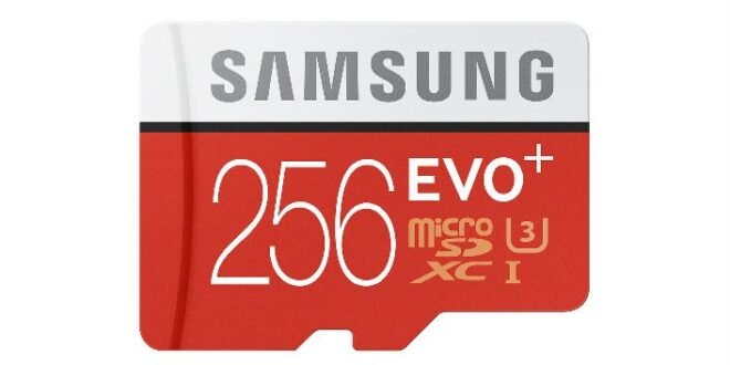 Samsung presenta su nueva tarjeta microSD EVO Plus de 256 GB