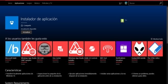 Instalador de Aplicación es el nuevo nombre que recibe Microsoft Desktop App instalador tras esta actualización