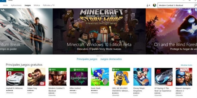 Windows 10 PC busca su lugar entre los Gamers con el lanzamiento de grandes juegos