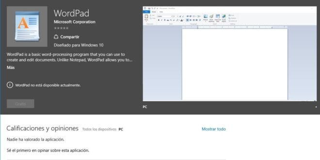 Microsoft ya está portando programas a la tienda de Windows 10. WordPad, Fax y Escáner, entre otras