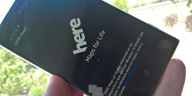 HERE deja de funcionar completamente en Windows 10