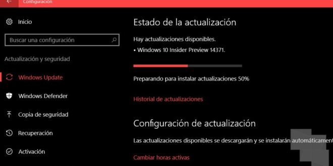 Errores solucionados y conocidos en la Build 14371 de Windows 10 PC Insider