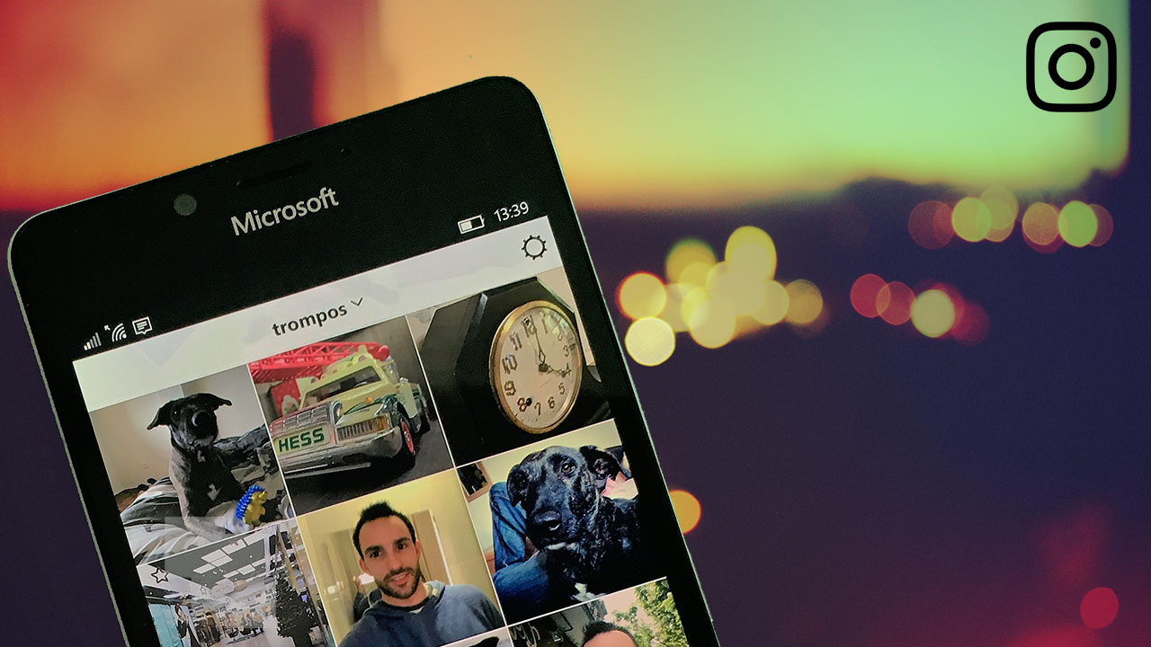 Nueva actualización menor de Instagram para Windows 10