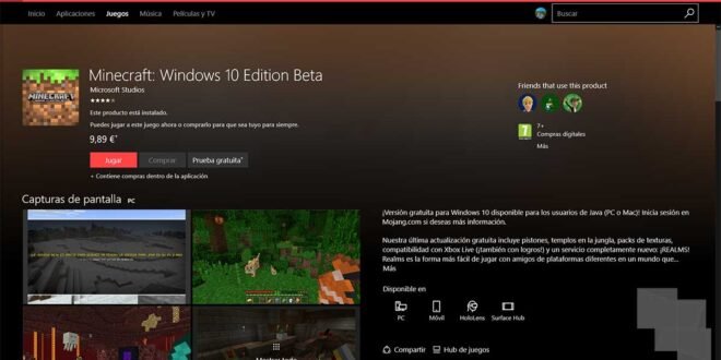 La tienda de Windows 10 se actualiza en el anillo rápido, regresan las capturas y la posibilidad de compartir