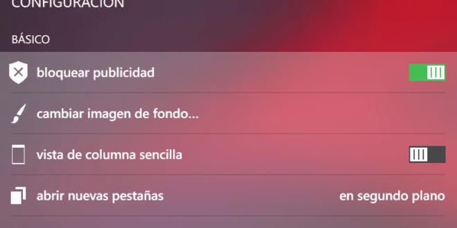 Opera Mini añade bloqueo de publicidad en su aplicación para Windows 10 Mobile