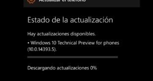 Build 14393.5 ya disponible como actualización acumulativa para PC y móvil [Actualizado con lista de cambios]