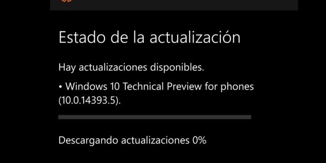 Build 14393.5 ya disponible como actualización acumulativa para PC y móvil [Actualizado con lista de cambios]