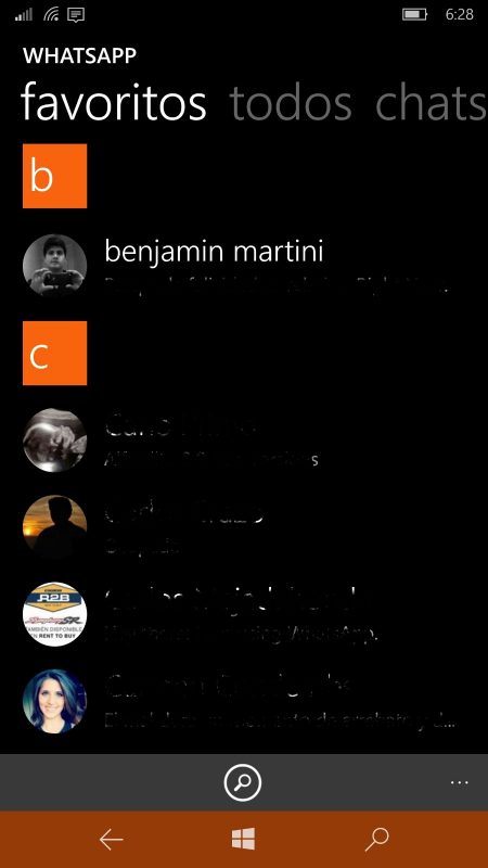 Whatsapp Beta se actualiza con cambios en la imagen de contactos