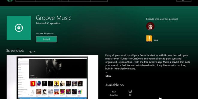 Groove Música y MSN El Tiempo disponibles como UWP para Xbox One