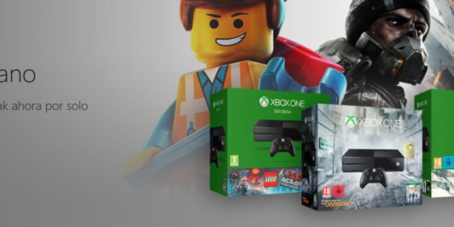 Ofertas en los Pack Xbox One, consigue uno desde 269,99€