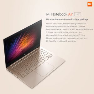 Xiaomi nos presenta sus nuevos Mi Notebook Air con Windows 10