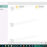 Imágenes del futuro Explorador de Archivos UWP de Windows 10 en PC