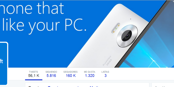 Microsoft cierra sus cuentas internacionales de Lumia en Twitter y Facebook en favor de una "centralizada"