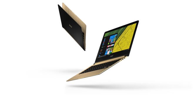 Acer Swift 7 supera al HP Spectre como portatil más delgado del mundo