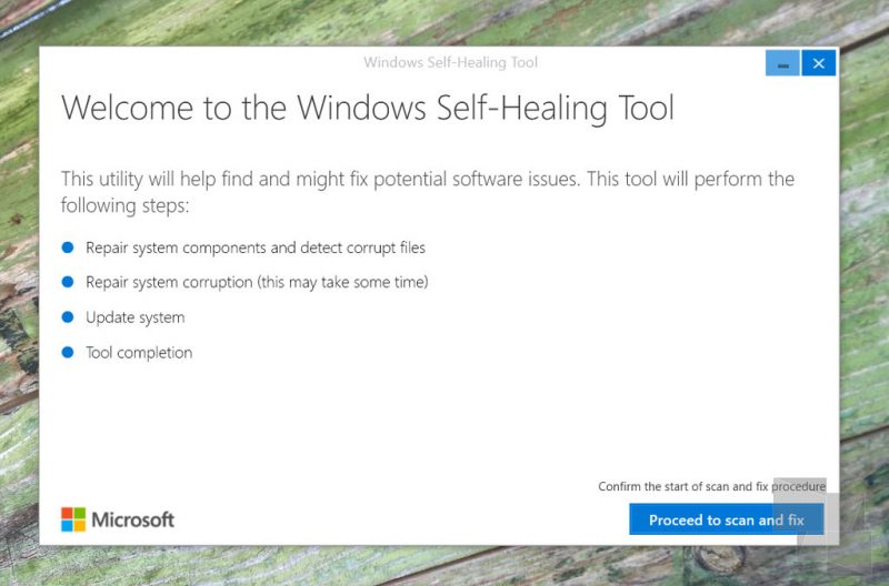 windows-self-healing-tool