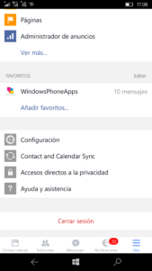 La beta oficial de Facebook para Windows 10 Mobile se actualiza con sincronización de contactos y calendario