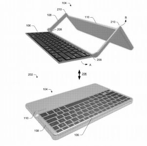 Microsoft patenta un nuevo teclado plegable para tabletas