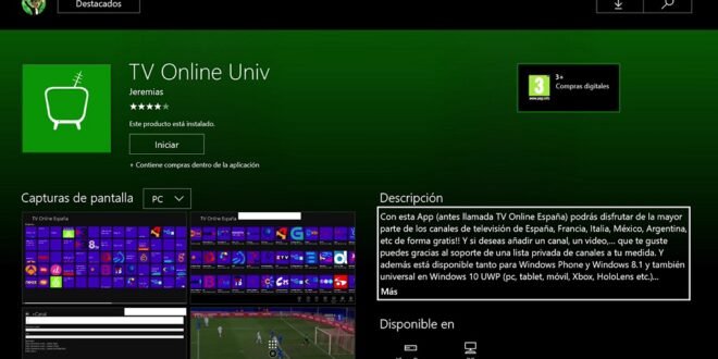 TV Online Univ Portada Xbox One