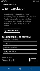 Ya se puede guardar la copia de seguridad de tus chats en OneDrive en la última actualización de WhatsApp Beta