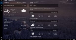 Disponible la nueva aplicación de Forecast para Windows 10