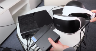 El casco de realidad virtual PlayStation VR "funcionando" con la Xbox One