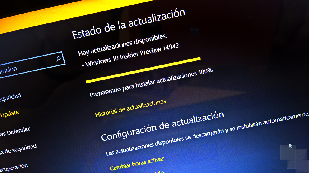 Build 14942 de Windows 10 PC, disponible en el anillo rápido de Windows Insider