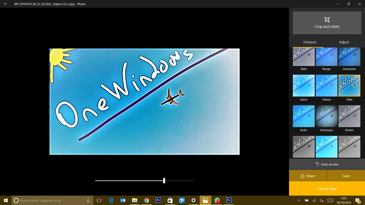 Microsoft sigue trabajando en la experiencia de usuario de su aplicación Fotos en Windows 10