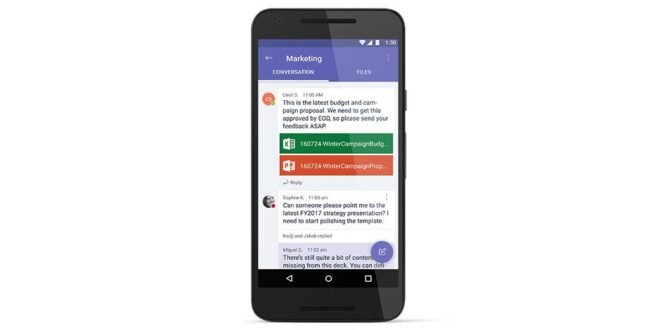 Microsoft Teams ahora admite emojis en Android