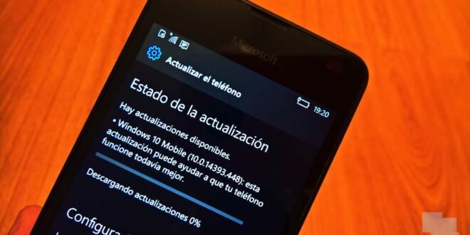 Nueva actualización para Windows 10 Mobile, la Build 14393.448 [Actualización]