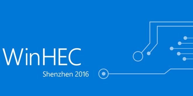 Microsoft llevará a cabo el WinHEC 2016, el 8 de Diciembre en Shenzhen