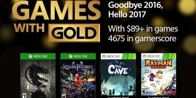 Estos son los Games With Gold de Enero de 2017