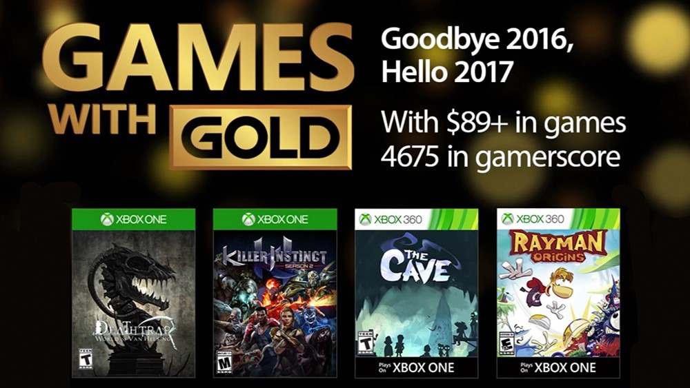 Estos son los Games With Gold de Enero de 2017