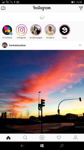 Instagram modifica remotamente la interfaz de usuario de su aplicación para Windows