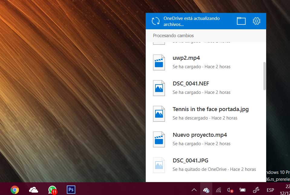 Como activar el nuevo diseño del cliente Onedrive de Windows 10 PC