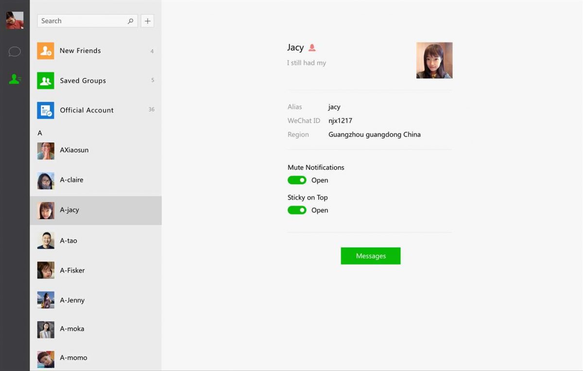 wechat for windows 10 hippo