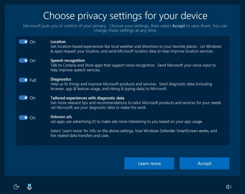 Microsoft reitera su compromiso con la privacidad en la Creators Update de Windows 10