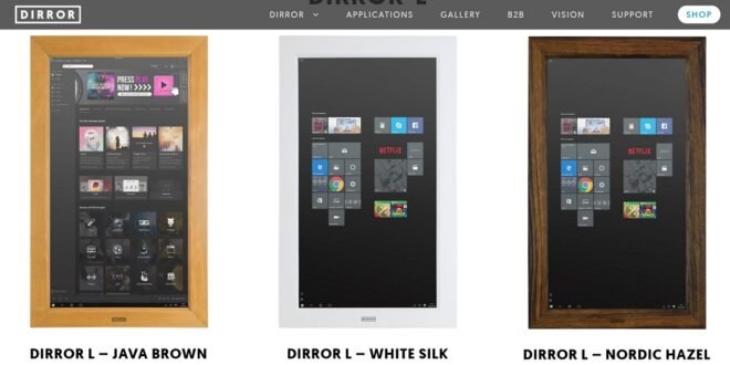 Dirror, el primer espejo digital con Windows 10 en su interior