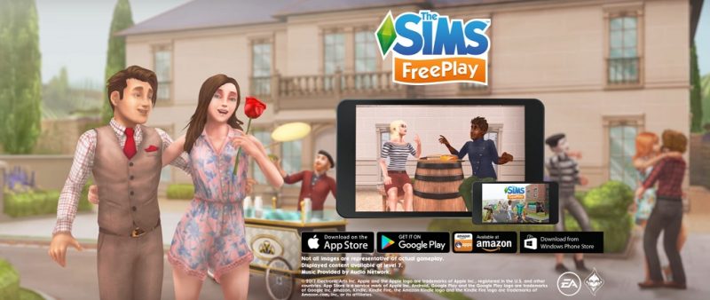 ¡Enamórate de The Sims FreePlay en la actualización "Romanticismo francés"!